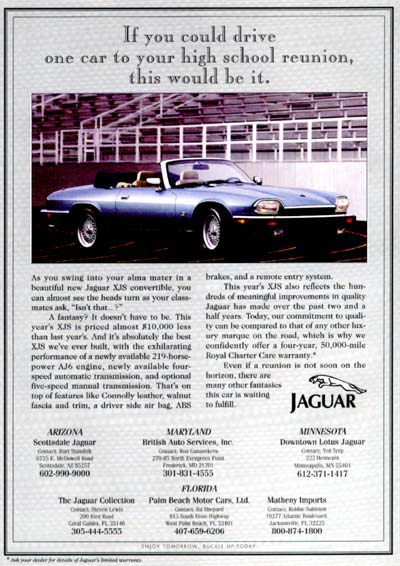 1994 Jaguar XJS Convertible #001398