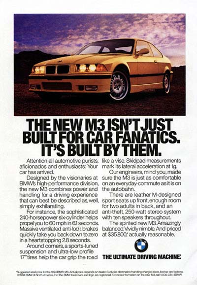 1995 BMW M3 #001399