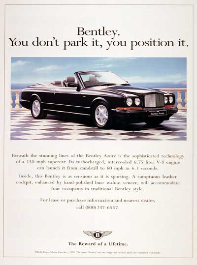 1996 Bentley Azure #002687
