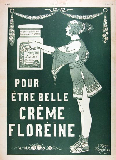1923 Creme Floreine #000126