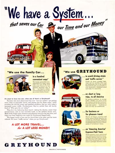 1949 Greyhound Vintage Ad #000483