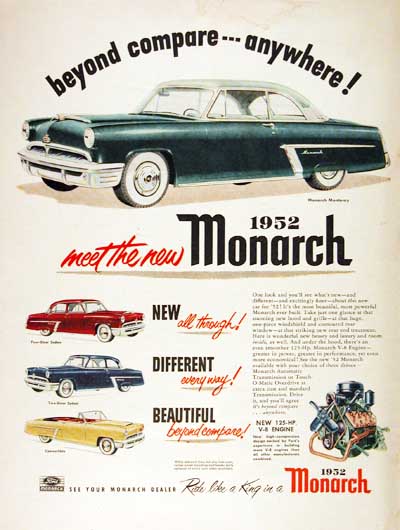 1952 Monarch Monterey #000541