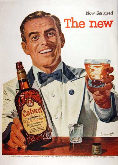 1954 Calvert Whiskey #000632