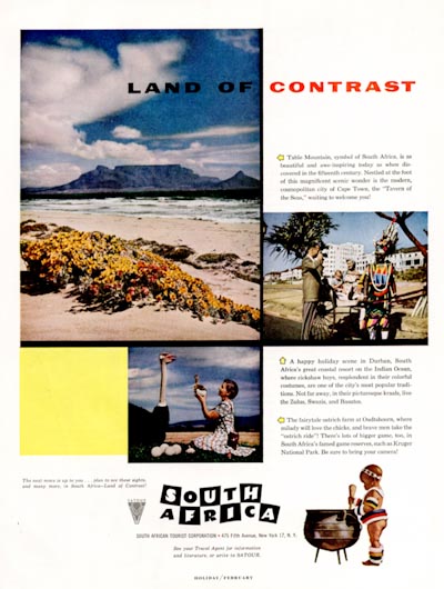 1956 South Africa Tourism