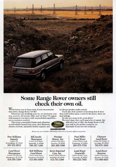 1996 Range Rover 4.0 SE