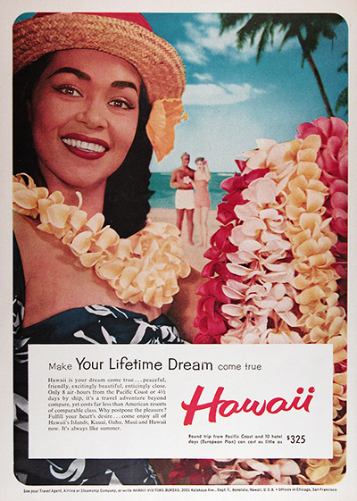 1959 Hawaii Tourism Vintage CDN Ad #025948
