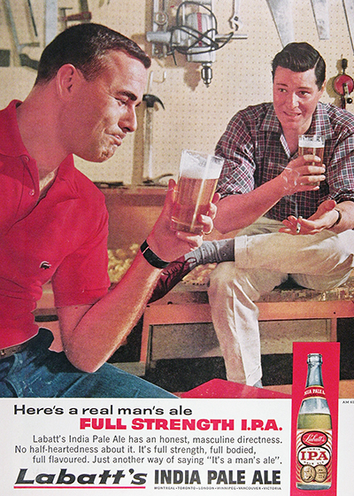 1960 Labatt's India Pale Ale Vintage Ad # 025708