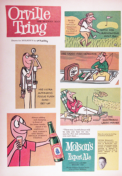 1960 Molson Export Ale Vintage Ad #025713