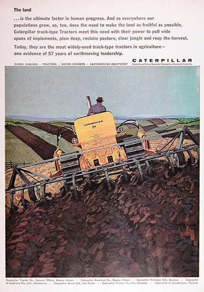 1961 Caterpillar D6 Bulldozer Vintage Ad #025731