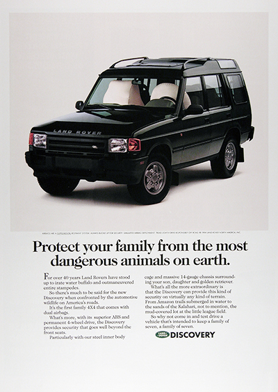 1995 Land Rover Discovery Vintage Ad #025964