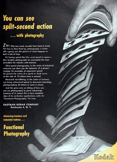 1948 Kodak Ultra Speed Photography Vintage Ad #025437