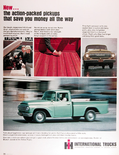 1965 International Pickup Truck Vintage Ad #025465