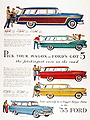 1955 Ford Station Wagon Line